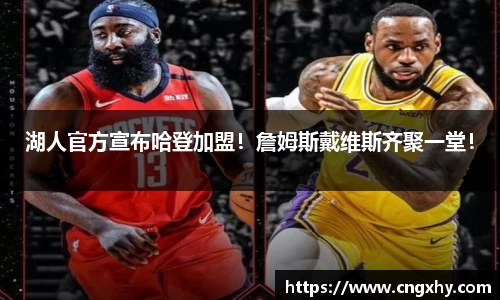湖人官方宣布哈登加盟！詹姆斯戴维斯齐聚一堂！