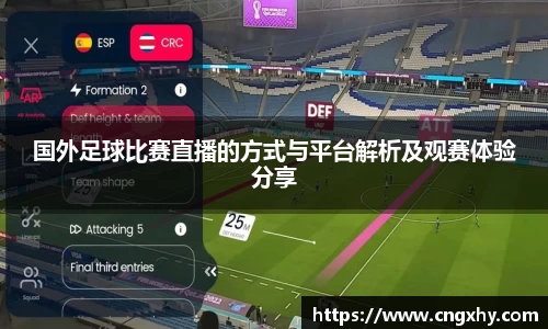 国外足球比赛直播的方式与平台解析及观赛体验分享