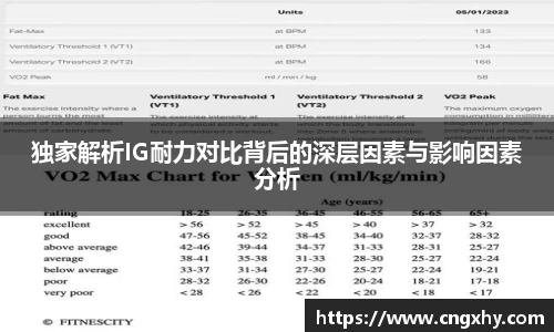 独家解析IG耐力对比背后的深层因素与影响因素分析